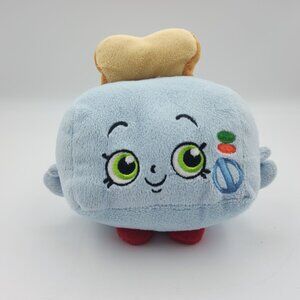 Shopkins Tommy Toaster Plush Stuffed Animal Toy Blue 5.50 in